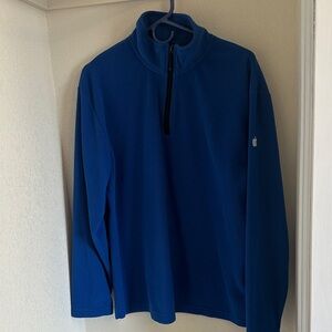 Apple Blue Quarter-Zip Fleece Jacket